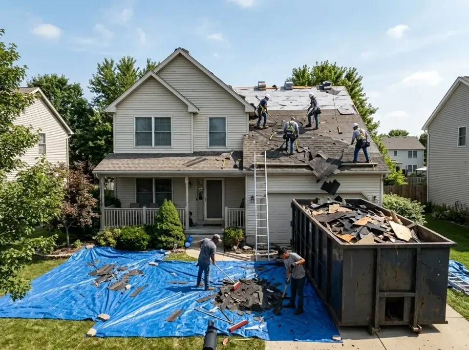 roof-replacement-debris-remova-004 — frequently asked questions, Cheapest Dumpster Rentals in Belle Glade, FL